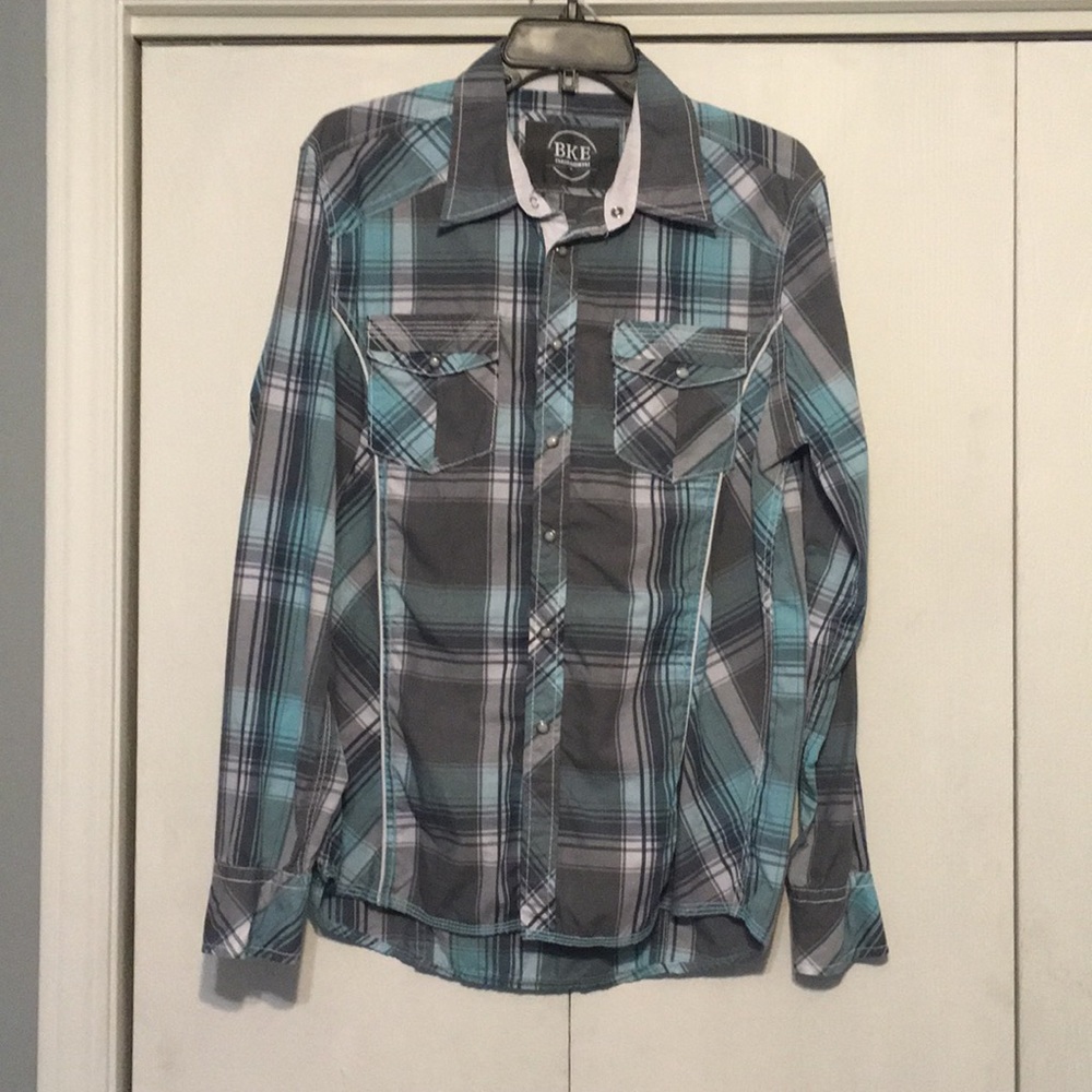 BKE Pearl Snap Long Sleeve